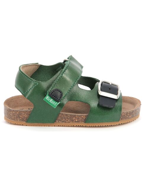 Sandales Fuxio vert/marine